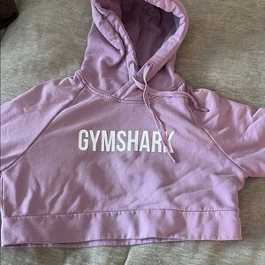 Gymshark Lavender Cropped Hoodie